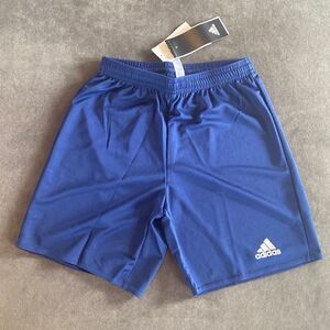 Youth Kids Unisex Adidas Climalite Blue Shorts Drawstring Size M NWT